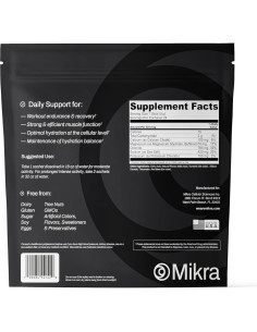 Polvo de Electrolitos Mikra Hydrate 24 Paquetes Sin Azúcar 2