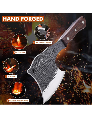 Cuchillo de Hueso OPAYLY FTD03 16 cm Acero Carbono Alta Resistencia