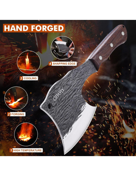 Cuchillo de Hueso OPAYLY FTD03 16 cm Acero Carbono Alta Resistencia