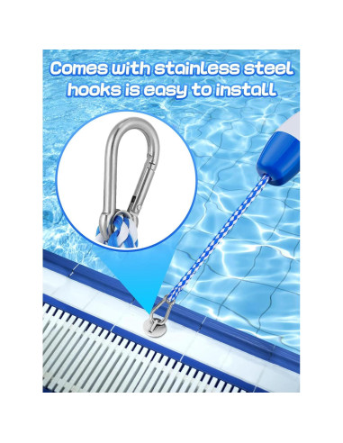 Cuerda de Seguridad para Piscina Aulock 4.88m con Flotadores