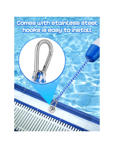 Cuerda de Seguridad para Piscina Aulock 4.88m con Flotadores