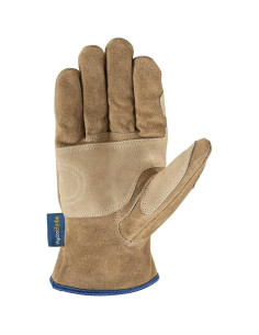 Guantes de Trabajo Wells Lamont 1019M Cuero Resistente al Agua 2