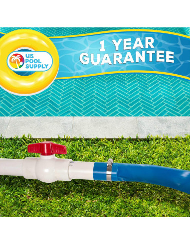 Manguera de retro lavado U.S. Pool Supply 51mm x 15.2m