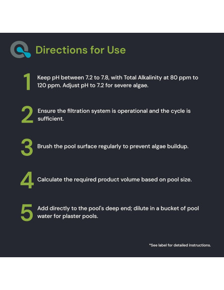 Algaecida de Cobre AquaDoc 32oz - 90 Días Sin Algas