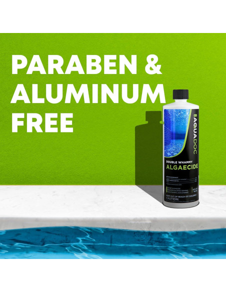 Algaecida de Cobre AquaDoc 32oz - 90 Días Sin Algas
