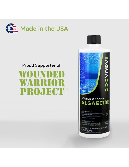 Algaecida de Cobre AquaDoc 32oz - 90 Días Sin Algas