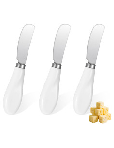 Juego de 3 cuchillos para mantequilla Elantales acero inoxidable
