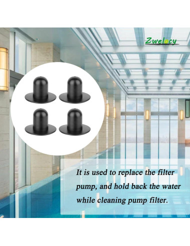 Tapones de Reemplazo para Piscina Intex Bestway - 4 Piezas