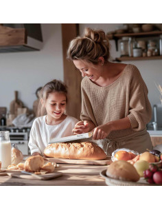 Cuchillo de Pan Serrado Mezzo 20.32 cm Acero Alto Carbono 2