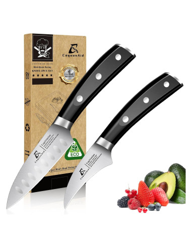 Juego de cuchillos de pelar CoquusAid 2PCS acero inoxidable