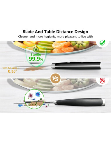 Juego de cuchillos de pelar CoquusAid 2PCS acero inoxidable