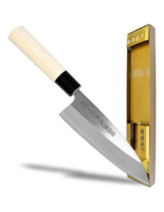 Cuchillo Deba JapanBargain 15.88 cm Acero Inoxidable Seki 2
