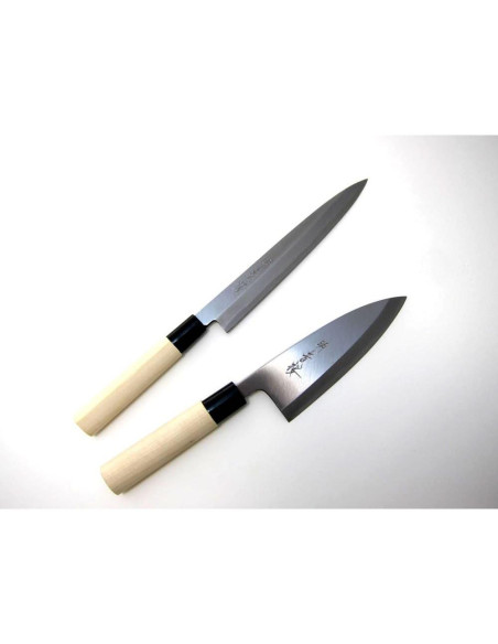 Conjunto de cuchillos Yanagiba y Deba Houcho 210mm y 150mm