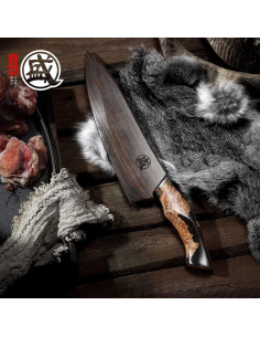 Cuchillo de Chef Gyuto 20.32 cm MITSUMOTO SAKARI Damasco 2