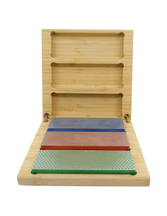 Kit de Afilado de Cuchillos DMT W6EFC con 3 Piedras de 15.24 cm