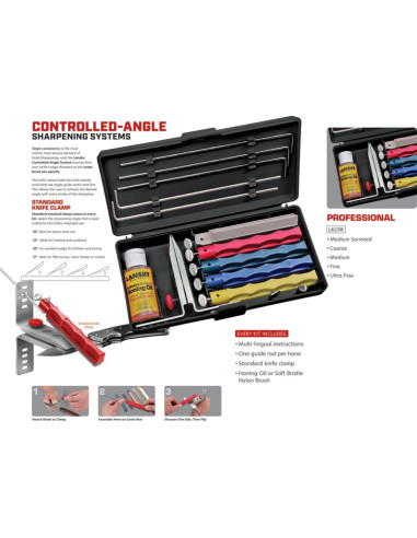 Sistema de Afilado Lansky LKCPR con Piedras Gruesas y Finas
