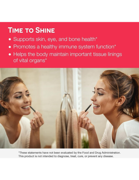 EZ Melts Vitamina A 5000 UI Disoluble Sin Azúcar 60 Tabletas