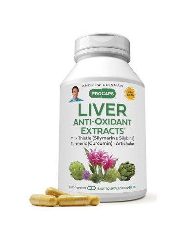 ANDREW LESSMAN Extractos Antioxidantes Hígado 60 Cápsulas