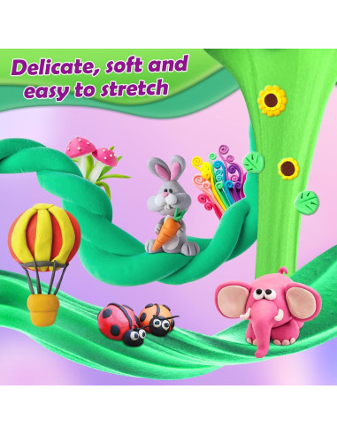 Arcilla Secada al Aire ESSENSON 72 Colores para Niños