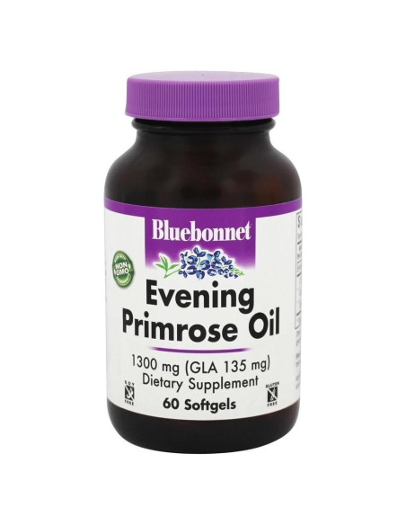 Aceite de Onagra 1300mg Bluebonnet 60 Cápsulas Blandas