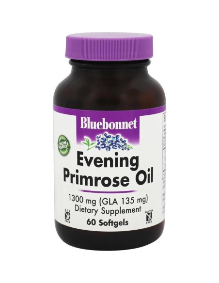 Aceite de Onagra 1300mg Bluebonnet 60 Cápsulas Blandas
