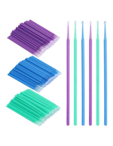 300 Microcepillos Aplicadores Classicseali para Retoque Automotriz