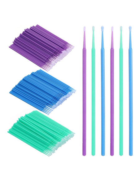 300 Microcepillos Aplicadores Classicseali para Retoque Automotriz