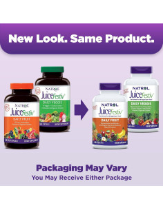 Natrol JuiceFestiv Suplemento de Frutas y Verduras 90 Cápsulas 2