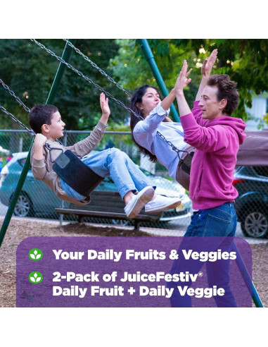 Natrol JuiceFestiv Suplemento de Frutas y Verduras 90 Cápsulas