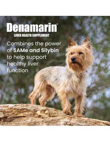 Suplemento Hepático Denamarin Nutramax para Perros y Gatos - 30 Tabletas