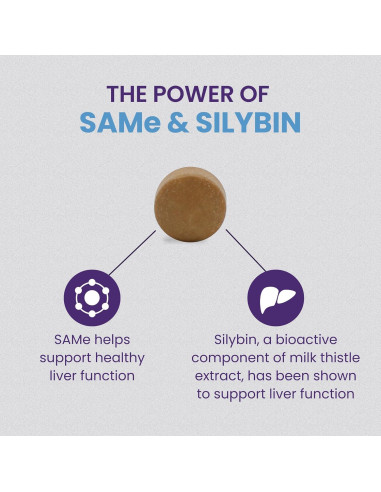 Suplemento Hepático Denamarin Nutramax para Perros y Gatos - 30 Tabletas