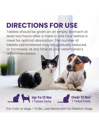 Suplemento Hepático Denamarin Nutramax para Perros y Gatos - 30 Tabletas
