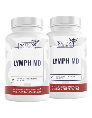 Lymph MD Suplemento Drenaje Linfático 120 Cápsulas Nation Health