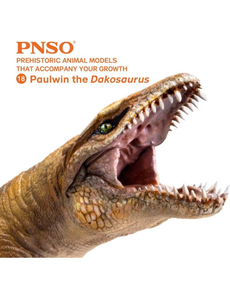 Modelo de Dinosaurio Paulwun El Dakosaurus PNSO 11.4 cm