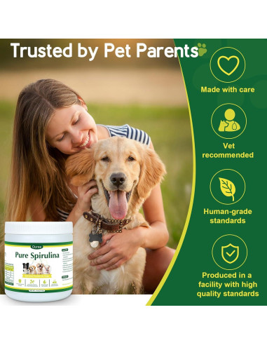 Polvo de Espirulina Orgánica para Perros Ourea 113g