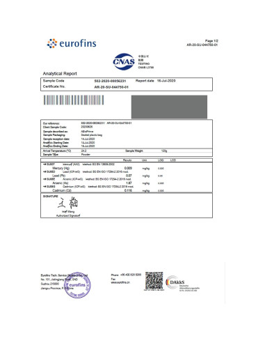 Extracto de hongo Agaricus Blazei Murill en polvo 113g 40% polisacáridos