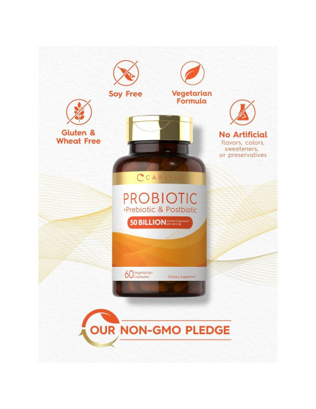 Cápsulas Probioticas Carlyle 50 Mil Millones CFU 60 Unidades