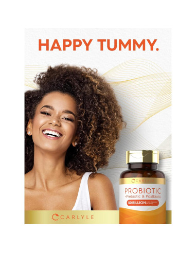 Cápsulas Probioticas Carlyle 50 Mil Millones CFU 60 Unidades
