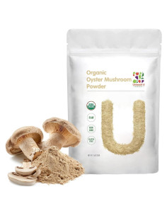 Polvo de Champiñón Ostra Orgánico Unleash'd 450g - 100% Puro