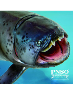 Modelo Prehistórico PNSO 47Zaha El Dunkleosteus 25x12cm 2