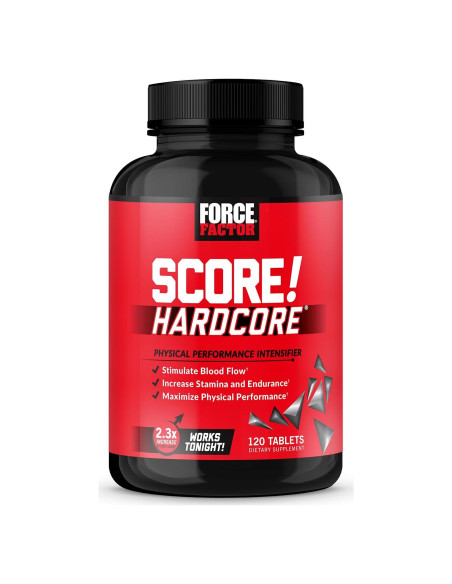 Force Factor Score! Suplemento Óxido Nítrico 120 Tabletas