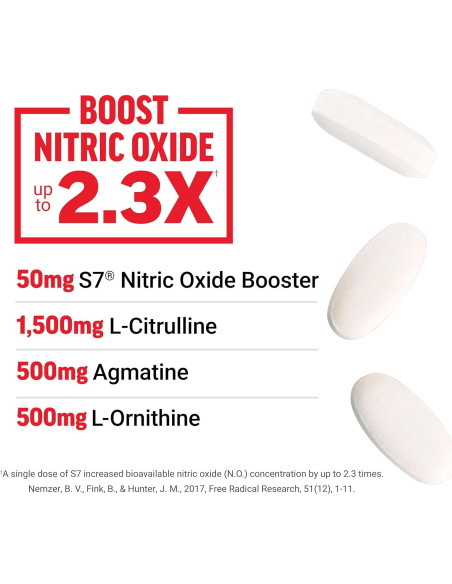 Force Factor Score! Suplemento Óxido Nítrico 120 Tabletas