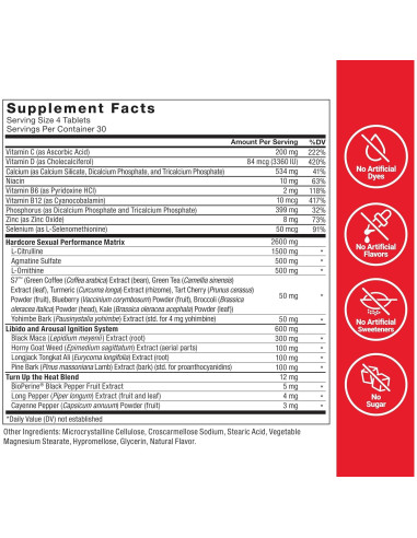 Force Factor Score! Suplemento Óxido Nítrico 120 Tabletas