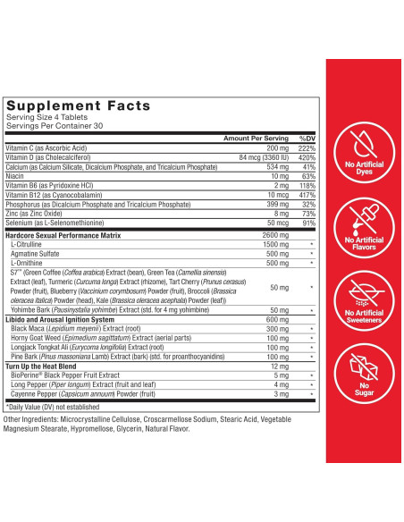 Force Factor Score! Suplemento Óxido Nítrico 120 Tabletas