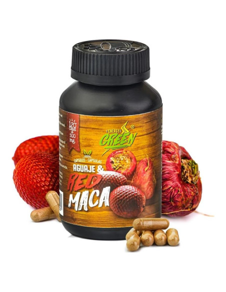 Aguaje con Maca Roja Energy Green - 120 Cápsulas 1000mg