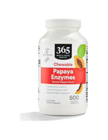 Enzimas Digestivas Masticables 365 Whole Foods 500g