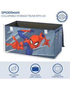 Cofre de Almacenamiento Infantil Idea Nuova Spiderman 72x40x36cm 2