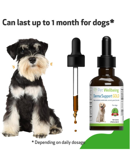 Suplemento Herbal Pet Wellbeing Derma Support Gold 59 ml