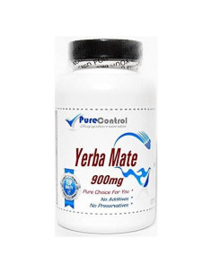 Yerba Mate 900mg PureControl 180 Cápsulas Naturales