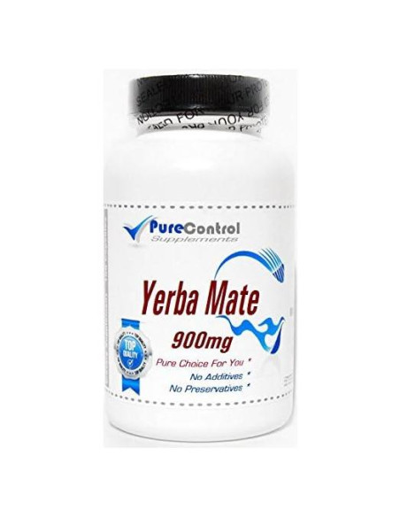 Yerba Mate 900mg PureControl 180 Cápsulas Naturales